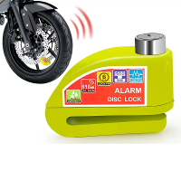 Slimme Fiets Schijfrem Slot 110dB Luid Alarm Anti diefstal Bescherming Aluminium Legering Waterdichte Herinneringskabels