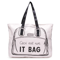 Canvas Letters Printing Handbag