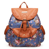 Canvas Stylish Travel Bag String Shoulder Bag Strap Backpack