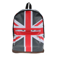 Canvas Uk England Flag Backpack Schoolbag