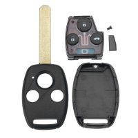 Car 3 Button Remote Key Fob With ID46 Chip 313.8Mhz For Honda Accord Civic 2003 2007