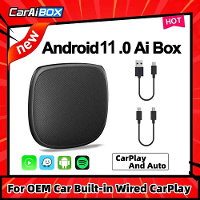 Car AI BOX CarPlay 2290 4 Core 2.0 CPU Android 11.0 Draadloos CarPlay Android auto Voor OEM auto Ingebouwd Bedraad CarPl