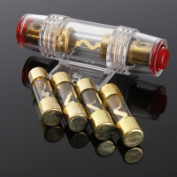 Car Audio Refit Agu Fuse Holder 4/8 Gauge Wire With 4pcs 100 Amp Fuse