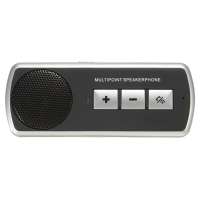 Car Bt Multipoint Speakerphone Handsfree With Sun Visor Clip