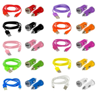 Car Charger With Micro Usb Cable For Samsung Galaxy S4 S3 I9300 I747