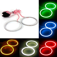 Car Cob Bulb 12v 24v 70mm 81 Led Angel Eyes Halo Ring Lamp Light