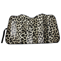 Car Front Window Visor Windshield Sunshade Cheetah Leopard Pattern