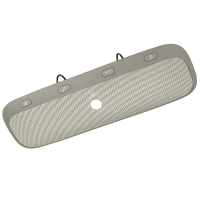 Car Hands Free Wireless Bluetooth 3.0 Speakerphone Speaker Voice Power Stereo