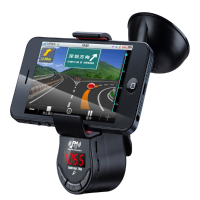 Car Handsfree Fm Transmitter 360 Degree Rotation Phone Holder For Mobile Phone