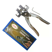 Car Key Disassembly Plier Tool Replaceable Pins 1.42Mm 1.57Mm Flip Key Blade Removal Lock Pin Magnetic Mechanism White S