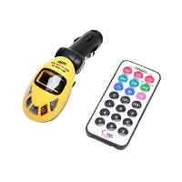 Car Kit Wireless Mp3 Player Audio Fm Transmitter Usb Sd Mmc Slot Remote