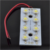 Car Led Panel Light 8smd Interior Room Dome Door Light Bulb 8w Dc 12v