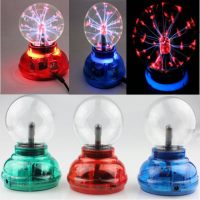 Car Music Rhythm Light Sound Sensor Touch Plasma Ball Magic Ball Anion Air Purification