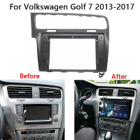 Car Radio Frame Kit Car Stereo Install Dash Paneel Fascia Bezel Voor Volkswagen Golf 7 2013 2017
