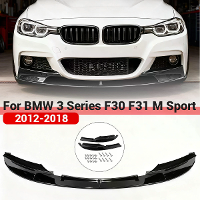 Carbon Fiber Front Lip Spoiler voor BMW 3 Serie F30 F31 M Sport 2012 tot 2018 Aangepaste Upgrade
