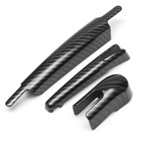 Carbon Fiber Style Rear Wiper Windshield Rain Covers For Jeep Renegade 2015 2017
