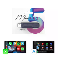 MINI SE PRO Draadloze Adapter Slimme CarPlay Android Auto USB Dongle Dual Band WiFi Bluetooth Auto Verbinding OTA Upgrad