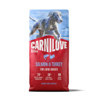 Carnilove Active Adult Large Breeds zalm en kalkoen hondenvoer 12 kg