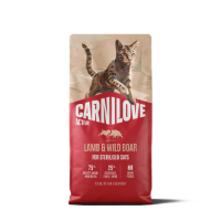 Carnilove Sterilised lam met wild zwijn kattenvoer 2 x 6 kg