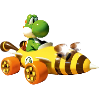 Carrera Nintendo Mario Kart   Bumble V   Yoshi rc