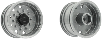 Carson Modellsport 1:14 Truck oplegger Velgen 27.5 Mm Kunststof Euro Optik Zilver 1 paar