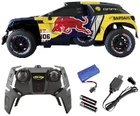 Carson Modellsport 500404311 Peugeot Rally 3008 DKR LOEB 1:16 RC auto Elektro Rallywagen