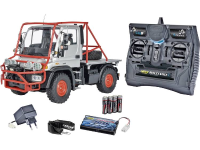 Carson Modellsport Unimog U300 Desert Rally 1:12 Rc Auto Bouwvoertuig Incl. Accu, Oplader En Batterijen Voor De Zender