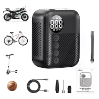 Carsun 150Psi Draagbare Fiets Elektrische Luchtpomp Snelle Oplaadbare LED Digitale Drukmeter Bandoplader