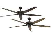 Casafan Classic Royal 180 Ba Eiche Ant./Nussbaum Plafondventilator (ã) 180 Cm Kleur Ventilatorbladen: Antiek Eiken, Noten Kleur Behuizing: Antiek Bruin, Brons
