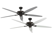 Casafan Classic Royal 180 Ba Lack Weiã/lichtgrau Plafondventilator (ã) 180 Cm Kleur Ventilatorbladen: Wit, Lichtgrijs Kleur Behuizing: Antiek Bruin, Brons