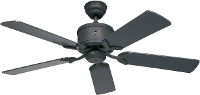 CasaFan Eco Elements Plafondventilator 23 W (Ø x h) 132 cm x 285 mm Grafiet lak Met afstandsbediening