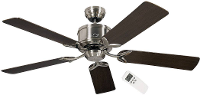 CasaFan Eco Elements Plafondventilator 23 W (Ø x h) 132 cm x 285 mm Chroom (geborsteld) Met afstandsbediening