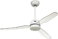 CasaFan Libelle Plafondventilator 82 W (Ø x h) 132 cm x 320 mm Wit lak Met afstandsbediening