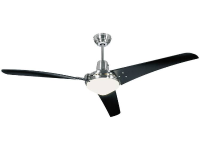 Casafan Mirage Plafondventilator (ã) 142 Cm Kleur Ventilatorbladen: Wit Kleur Behuizing: Chroom (geborsteld)