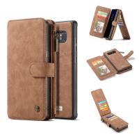 Caseme Magnetic Detachable Zipper Wallet Card Slot Pocket Case For Samsung Galaxy Note 8