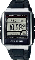 Casio WV 59R 1AEF Horloge Zendergestuurd (l x b x h) 48.3 X 39 x 12.5 Mm Zilver Materiaal (behuizing): RVS, Hars Materiaal (armband): Hars