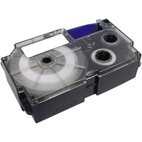 Casio XR 18WE1 Labeltape Kunststof Tapekleur: Wit Tekstkleur: Zwart 18 mm 8 m