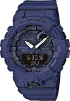 Casio Zendergestuurd Horloge GBA 800 2AER (l x b x h) 54.1 X 48.6 X 15.5 Mm Blauw Materiaal (behuizing): Hars Materiaal (armband): Hars