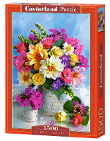 Castorland puzzel bloemen boeket   1500 stukjes