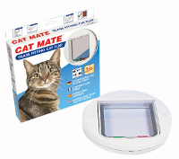 Cat Mate 210 Kattenluik Wit (Glas/Dunne deuren) Kattenluik