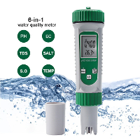 6 In 1 PH Waterkwaliteitsdetectie EC TDS PH ZOUT S.G TEMP Multifunctionele Waterbronmeetpen