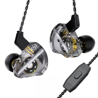 CCZ DC01 Pro Bedraad Oordopjes 3,5 mm Jack Oordopjes Diepe Bas Intelligente Ruisonderdrukking HiFi Monitor met Afneembar