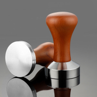 Koffie Sabotage Espresso Pers Met Sabotage Mat Aluminium Platte Basis Houten Handvat Voor Koffiedik Barista Espresso Mac