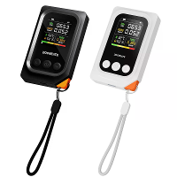 CD52 Draagbare Luchkwaliteit Monitor 5 in 1 Formaldehyde TVOC CO2 Temperatuur Vochtigheid Oplaadbaar Compact Apparaat