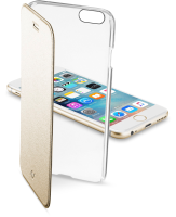 Cellularline Backcover Mit Klappe Iphone Flip Case Geschikt Voor Model (gsm's): Iphone 6 Goud
