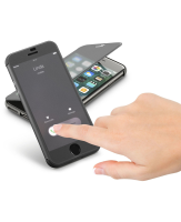 Cellularline Book Touch Iphone Flip Case Geschikt Voor Model (gsms): Apple Iphone 7 Zwart, Transparant