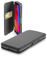 Cellularline BOOKCLUTCHXIAOMI8K GSM backcover Geschikt voor model (GSMs): Xiaomi Mi8 Zwart