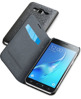 Cellularline Cuir Synthã©tique Booklet Geschikt Voor Model (gsms): Samsung Galaxy J3 (2016) Zwart