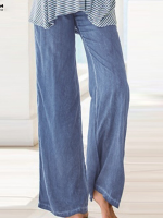 Dames Yoga Effen lange rechte broek