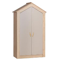 Cento 2 deurs kledingkast huisje kinderkamer